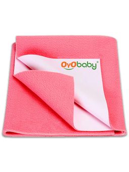 OYO BABY - Pink Solid Cotton Drysheet (2XL)