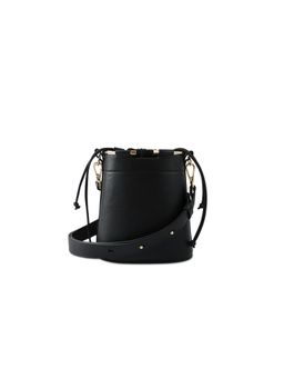 Nappa Dori - Halo Black Bukcet Bag with Detachable Strap