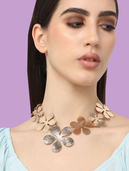 Sohi - Gold Plated Designer Party Necklace For Women