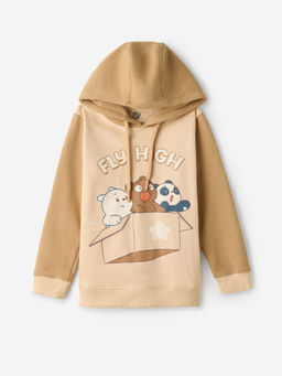 The Souled Store - Multi-Color We Bare Bears Fly Away Boys Hoodie