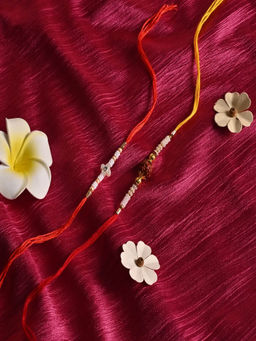 JEWELZ - Multicolor Rakhi Combo for Brother (Set of 2)