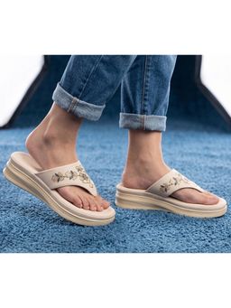 VYSTIQ - Women Step into effortless style with these chic Sandals - Cream