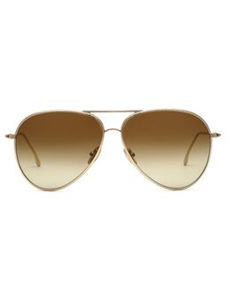 Victoria Beckham - Full UV Protection Smoke Lens Aviator Sunglasses (62)
