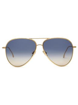 Victoria Beckham - Full UV Protection Smoke Lens Aviator Sunglasses (62)
