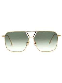 Victoria Beckham - Full UV Protection Green Lens Modified Rectangle Sunglasses (60)