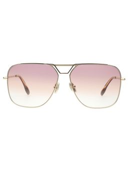 Victoria Beckham - Full UV Protection VB217 Pink To Smoke Gradient Lens Metal Frame Sunglasses (61)