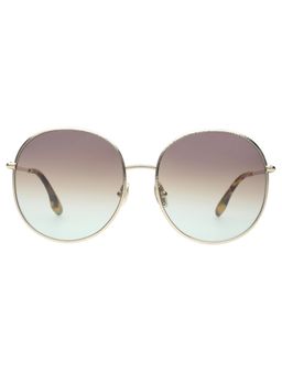 Victoria Beckham - Full UV Protection VB224 Oval Smoke Gradient Lens Metal Frame Sunglasses (59)