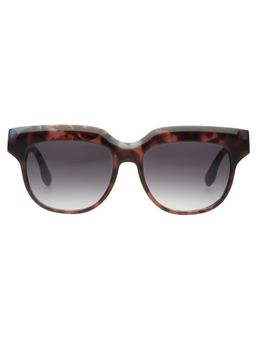Victoria Beckham - Full UV Protection VB604 Rectangle Smoke Gradient Lens Zyl Frame Sunglasses (54)