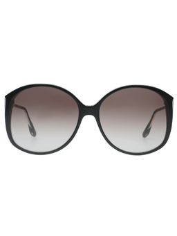 Victoria Beckham - Full UV Protection VB629 Rectangle Smoke Gradient Lens Zyl Frame Sunglasses (61)