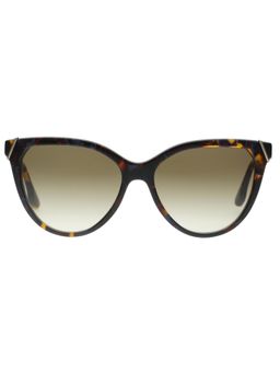 Victoria Beckham - Full UV Protection VB641 Cat eye Brown Gradient Lens Acetate Frame Sunglasses (57)