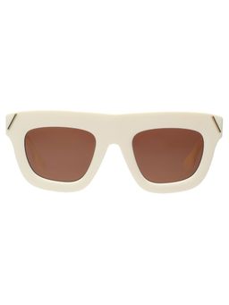 Victoria Beckham - Full UV Protection VB642 Square Brown Gradient Lens Acetate Frame Sunglasses (51)