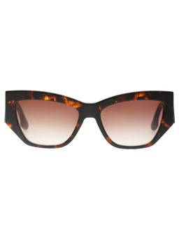 Victoria Beckham - Full UV Protection VB645 Cat eye Brown Gradient Lens Acetate Frame Sunglasses (55)