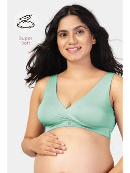 Zelena - Mint Green Padded Maternity Nursing Bra