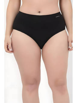 Zelena - Black High Rise Maternity Hipster Brief