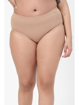 Zelena - Beige High Rise Maternity Hipster Brief