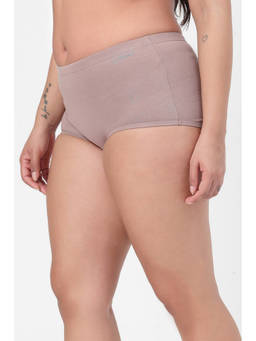 Zelena - Blush Pink Mid Rise Maternity Boyshort Brief