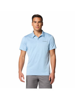 Columbia - Mens Blue Omni-Wick Hike Polo T-Shirt