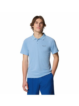 Columbia - Mens Blue Omni-Shade Alpine Chill Pro Polo T-Shirt