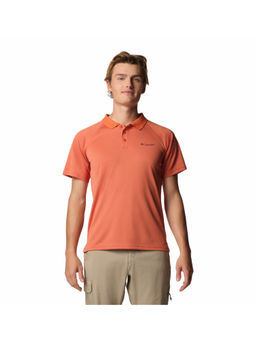 Columbia - Mens Orange Omni-Shade Alpine Chill Pro Polo T-Shirt