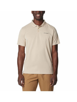 Columbia - Mens Beige Omni-Wick Utilizer Polo T-Shirt