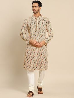 KISAH - Men Multi Kurta Set (Set of 2)