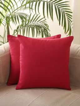 Jamio FIrati - Pink Set Of 2 Square Cushion Covers