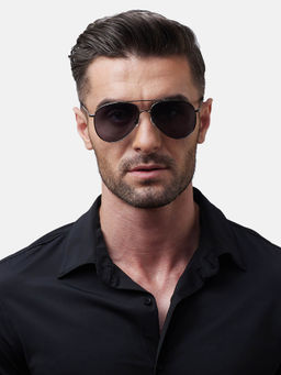 Shisen Fox - Hikoshi Silver Frame Grey Lens Sunglasses