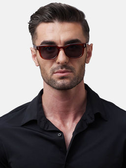 Shisen Fox - Taiyo Brown Frame Grey Lens Sunglasses (50)