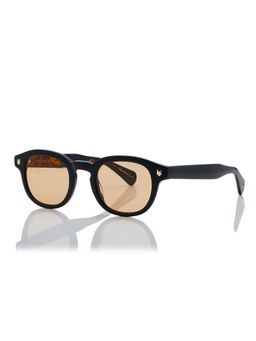 Shisen Fox - Kitframee Black - Brown 2.0 Frame Orange Lens Sunglasses