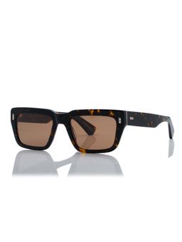 Shisen Fox - Habiki Dark Brown & Polarized 2.0 Frame Brown Lens Sunglasses (53)