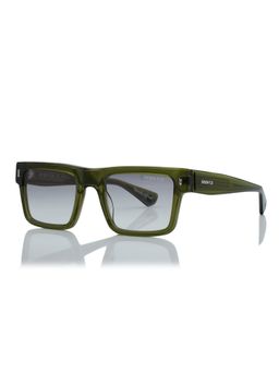 Shisen Fox - Kyoto Forest Green Frame Grey Lens Sunglasses (53)