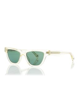 Shisen Fox - Himiko Citron & Polarized Frame Green Lens Sunglasses (52)