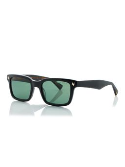 Shisen Fox - Nara Black - Brown & Polarized Frame Green Lens Sunglasses (53)