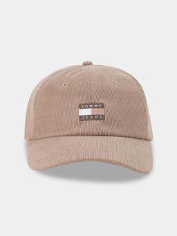 Tommy Hilfiger - Typographic Beige Polyester Baseball Cap