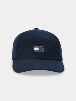 Tommy Hilfiger - Typographic Navy Blue Polyester Baseball Cap