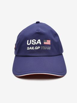 Tommy Hilfiger - Typographic Navy Blue Polyester Baseball Cap
