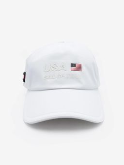 Tommy Hilfiger - Typographic White Polyester Baseball Cap