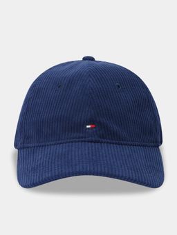 Tommy Hilfiger - Textured Blue Polyester Baseball Cap