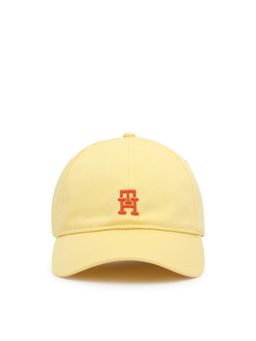 Tommy Hilfiger - Solid Yellow Cotton Baseball Cap