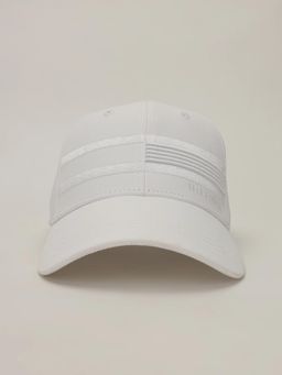 Tommy Hilfiger - Solid White Cotton Baseball Cap
