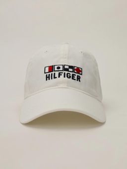 Tommy Hilfiger - Typographic White Cotton Baseball Cap