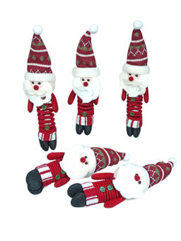 Little Surprise Box - Santa Christmas Tree Ornaments (Set Of 5)