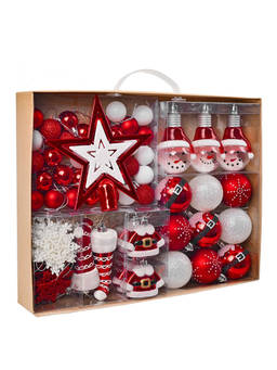 Little Surprise Box - Santa Claus Themed Christmas Tree Hanging (Set Of 70)