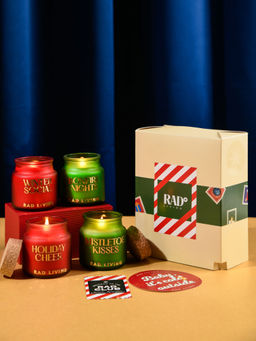 Rad Living - Season Greetings Scented Jar Candles (Set Of 4)