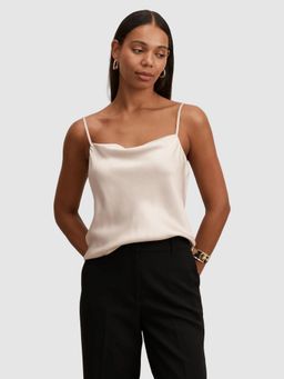 Forever New - Off White Tamsyn Satin Top
