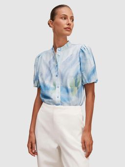 Forever New - Blue Jolene Printed Blouse