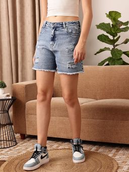 STREET 9 - Blue Denim Shorts