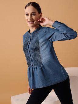 STREET 9 - Blue Denim Top