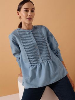 STREET 9 - Blue Denim Top
