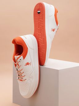 U.S. POLO ASSN. - Milo Mens Casual Solid/Plain Off White Sneakers
